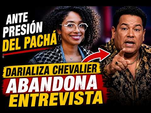 ¿Entrevista o acorralamiento? Darializa Chevalier se marcha en medio de entrevista