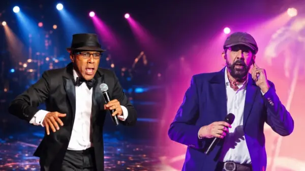 Juan Luis Guerra y Ramón Orlando